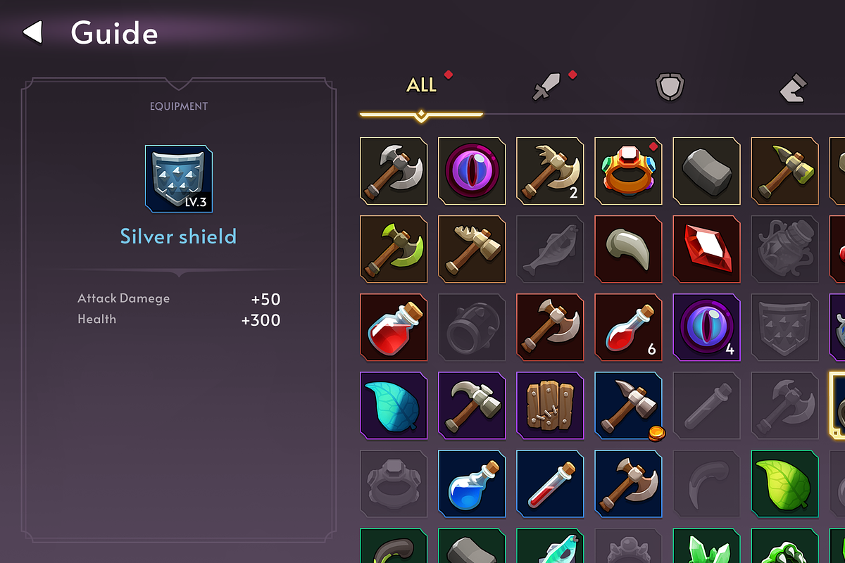 GUI Pro - Fantasy RPG, an UI Kit Template by LAYERLAB (Photo 31 of 59)