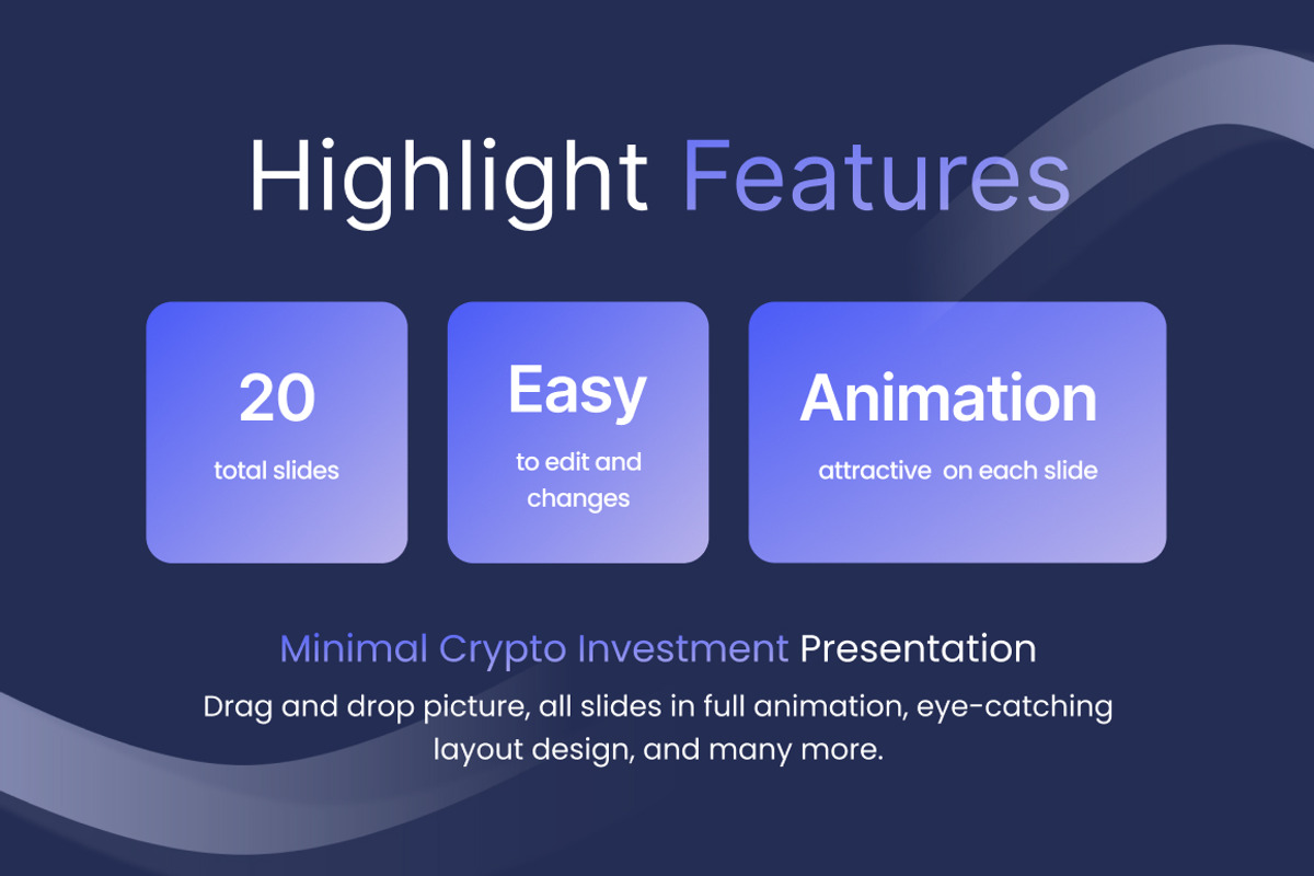 Minimal Crypto Investment PowerPoint, a Presentation Template by Loin Studio (Photo 2 of 4)