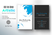 Artistic Business Card Bundle, a Business Card Template by M6 Gallery (Thumbnail 8 of 18)