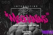 Mechanims - Urban Graffiti Font, a Blackletter Font by SemutHitam Creative (Thumbnail 1 of 9)