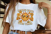 Spring Vibes Good Times Retro Sun PN, an Illustration by CrexoraLab (Thumbnail 3 of 4)