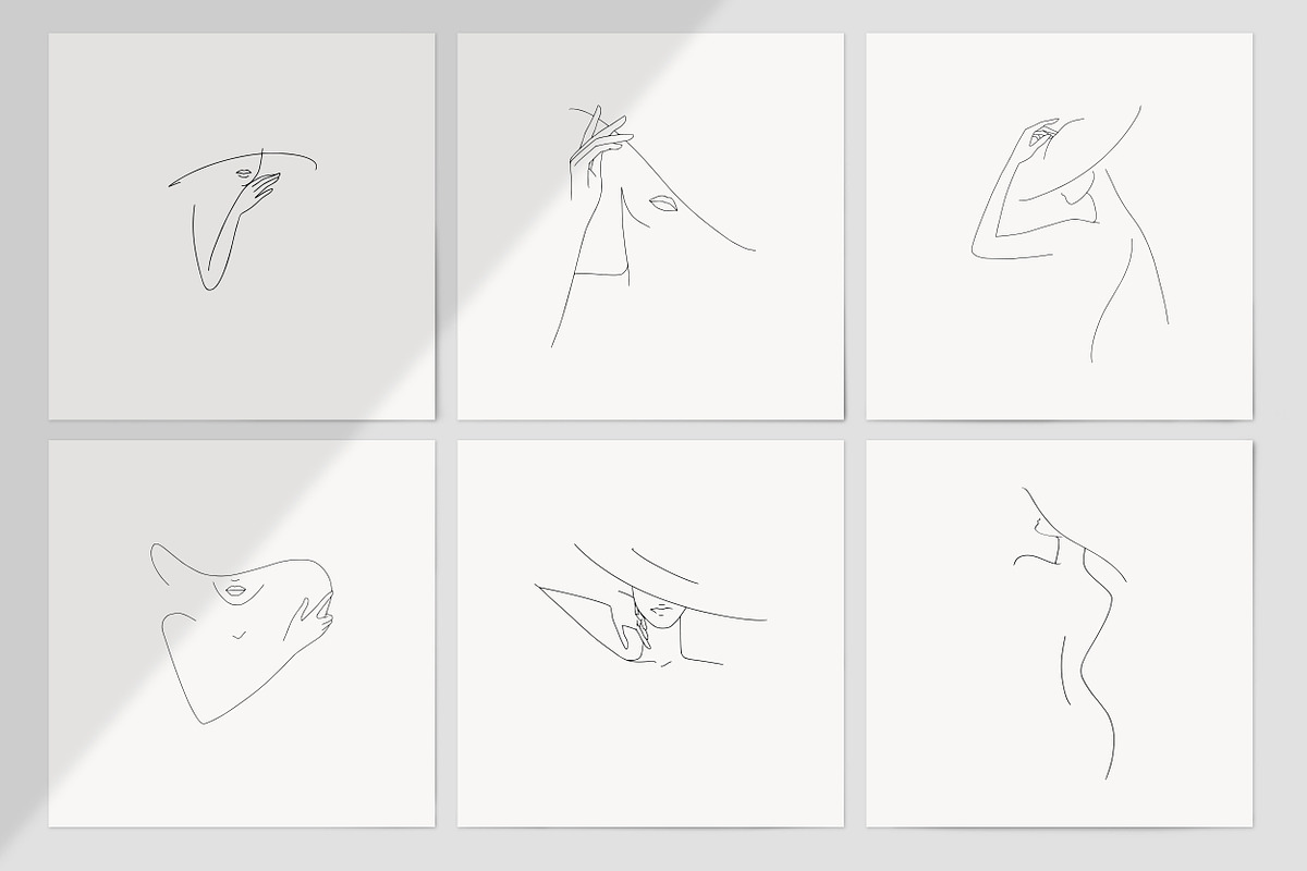 Flirt. Line Art Female Body, a Person Illustration by AnMark (Photo 2 of 10)