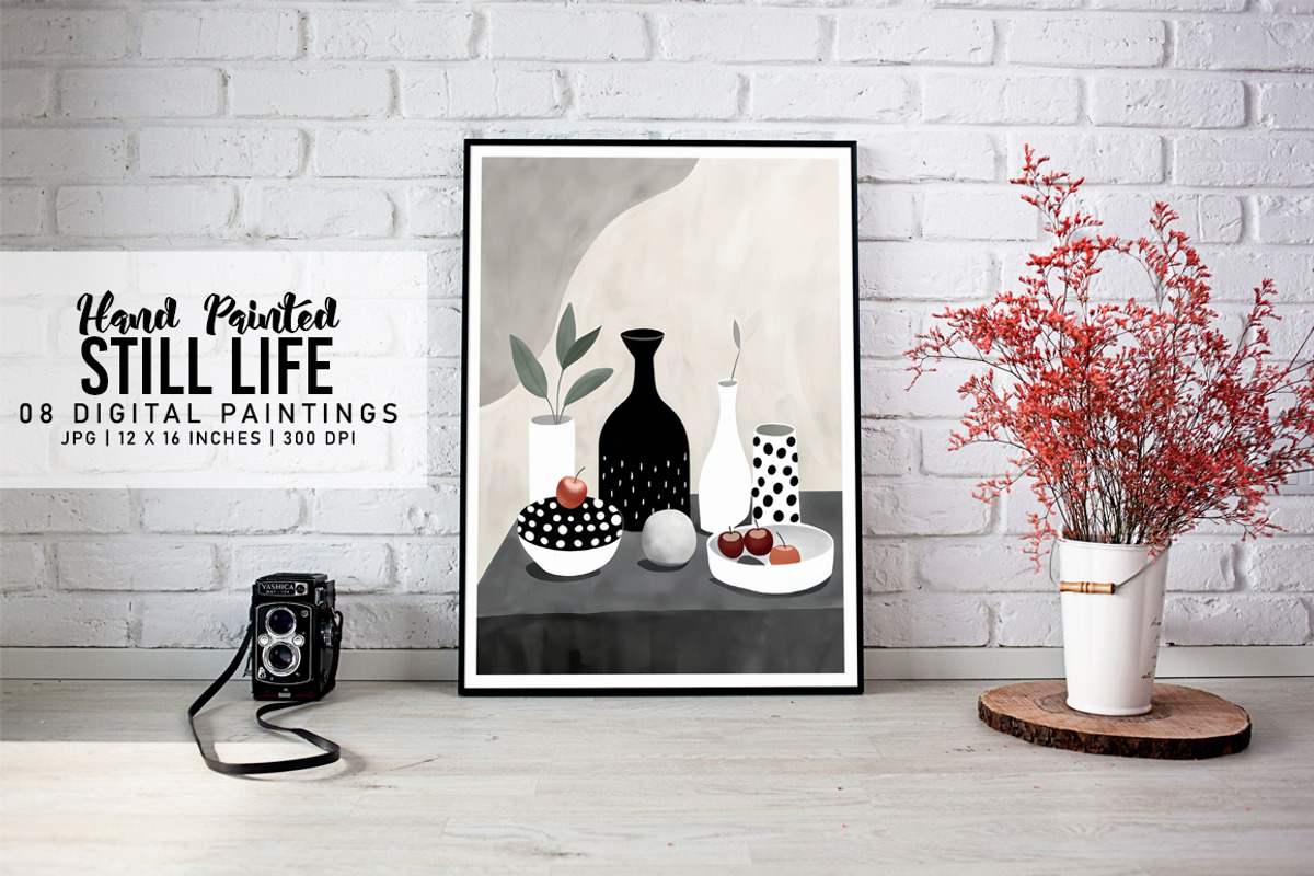 Hand Painted Still Life, a Decorative Illustration by Digital Art Creations (Photo 2 of 5)