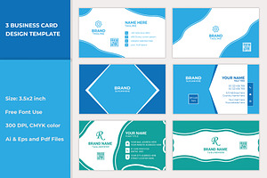 03 Business Card Template Design, a Business Card Template by Lakhan1998