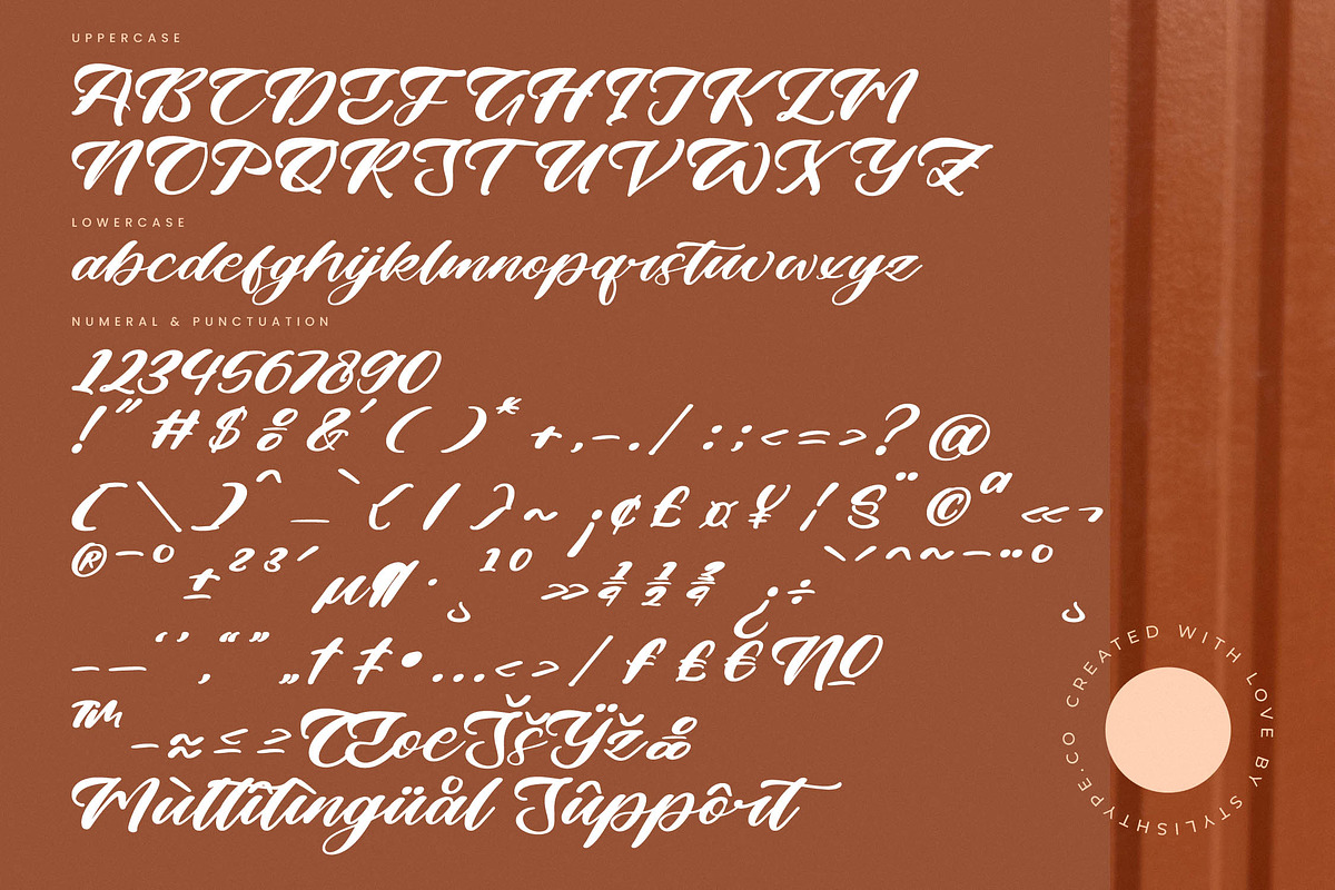 Birdsta Creamy Bold Calligraphy Font, a Script Font by stylishtype.co (Photo 18 of 20)