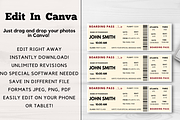 Editable Boarding Pass Template, a Card Template by YasdeyDesigns (Thumbnail 4 of 8)