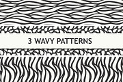 Wavy seamless patterns, a Pattern Graphic by Wild Rose (Thumbnail 1 of 5)
