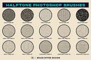 Halftone Photoshop Brushes, a Brush Add-On by Brian Ritter Design (Thumbnail 6 of 9)