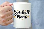 Baseball Mom – SVG Cut File & PNG, an Illustration by Awieee1 (Thumbnail 4 of 4)