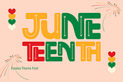 Excess Thorns - Playful Font, a Sans Serif Font by 177Studio (Thumbnail 3 of 8)