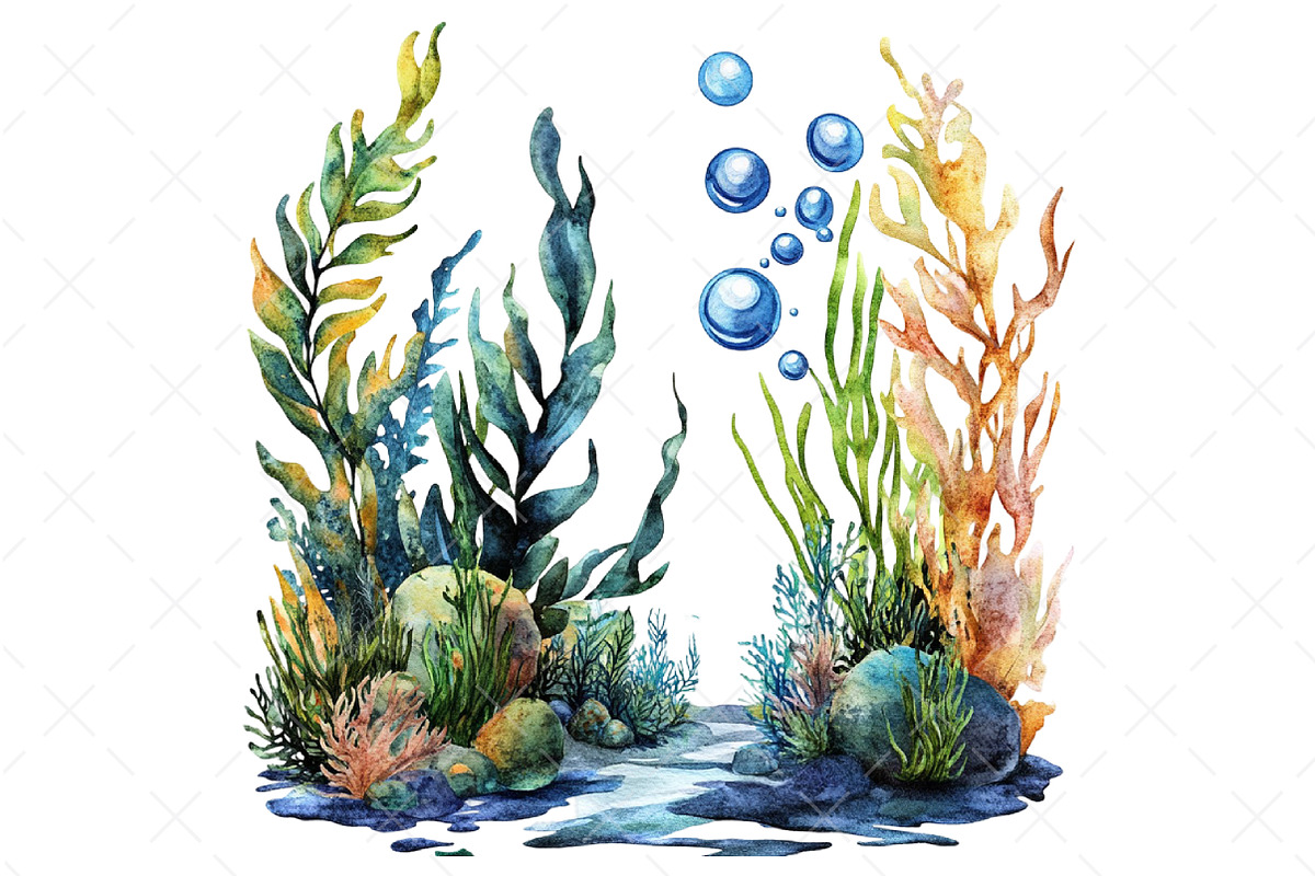 Watercolor Sea Animals Clipart, an Illustration by Craft Nest (Photo 11 of 12)
