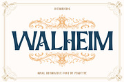 Walheim - Royal Elegant Fantasy Font, a Serif Font by Pekotype (Thumbnail 1 of 14)