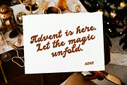 Velvet Advent Christmas Bold Script, a Script Font by Struvictory.art (Thumbnail 7 of 9)