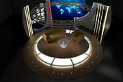 Virtual TV Studio Chat Set 19, a Furniture 3D Model by akerStudio (Thumbnail 11 of 13)