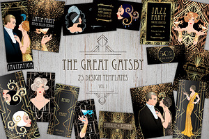 The GREAT GATSBY. 25 Designs. Vol.1