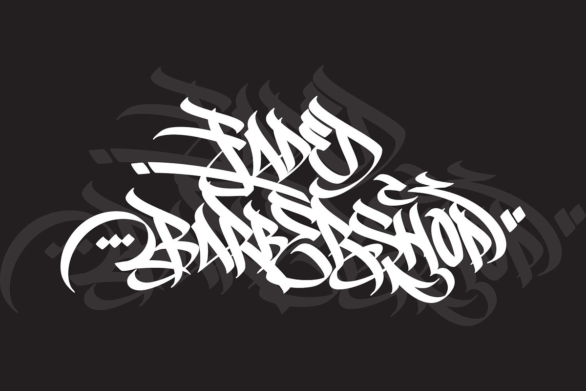 Chiloe - Graffiti typeface, a Blackletter Font by Ridha-38.lineart (Photo 6 of 15)
