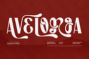Aveloria, a Serif Font by zaaintype (Thumbnail 1 of 13)