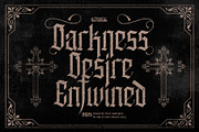Enathica - Vampire Horror Font, a Blackletter Font by Inviline.co (Thumbnail 14 of 15)