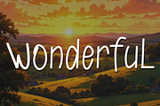 Elemental Calligraphy, a Sans Serif Font by FreshTypeINK (Thumbnail 6 of 8)