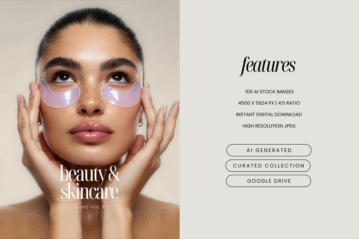 Skincare Beauty Stock Photo Bundle, a Beauty & Fashion Photo by COCO Designs (Photo 2 of 22)