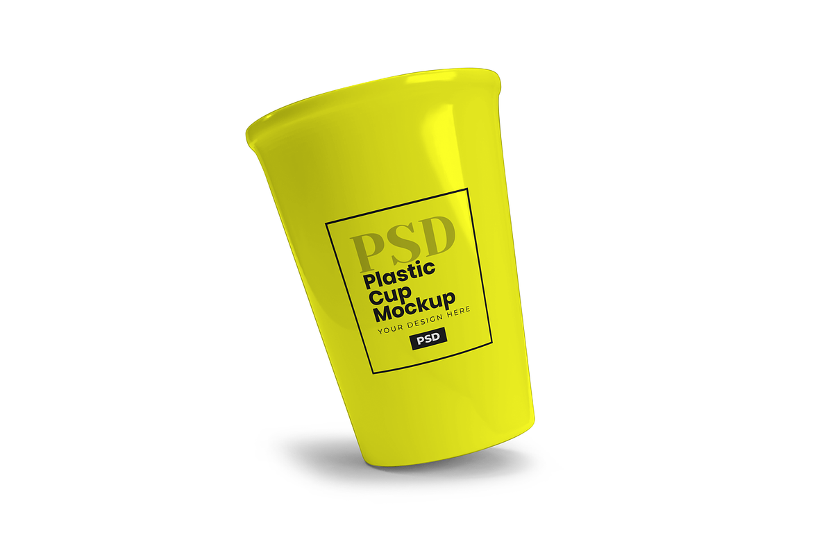 Plastic Cup Mockup, a Product Mockup by DigitAuras (Photo 2 of 3)