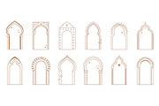 Arabian boho frames, Islamic, Arabic, an Illustration by Buch&Bee (Thumbnail 2 of 3)
