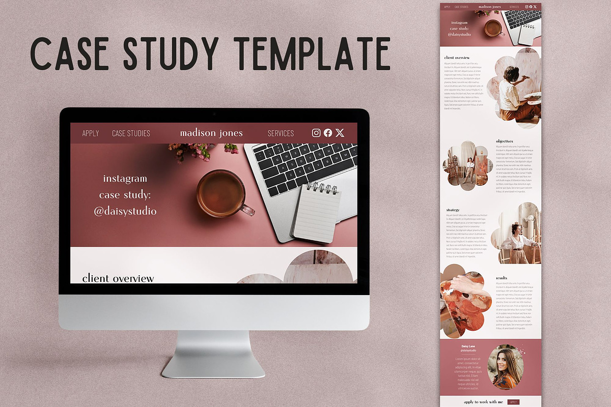 Social Media Manager Canva Website, a Websites & App Template by Made by Melody (Photo 9 of 12)