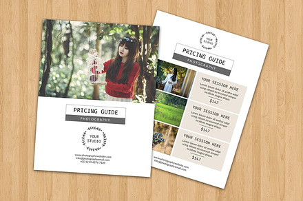 Beauty Salon Price List Rack Card preview 3