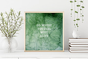 worn paper background, green, a Texture Illustration by swiejko (Thumbnail 5 of 6)