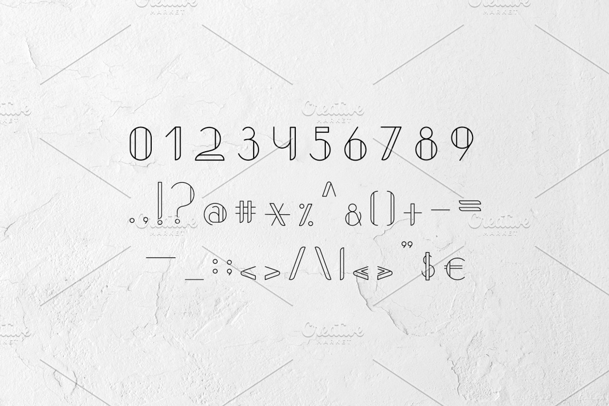 BACKSTAGE Sans Serif Font preview 6
