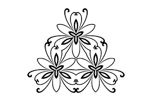 Damask Vector Pattern. Orient, a Decorative Illustration by FineArtStudio
