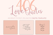 Love and Romance Social Media Quotes, a Social Media Template by Eviory (Thumbnail 3 of 8)