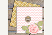 Gold and Blush Pink Digital Paper, a Pattern Graphic by JennyL Designs (Thumbnail 3 of 4)