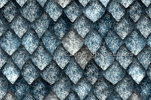 Dragon Scales. Seamless Patterns