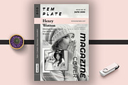 Magazine Cover Template, a Magazine Template by MightyDesign (Thumbnail 1 of 8)