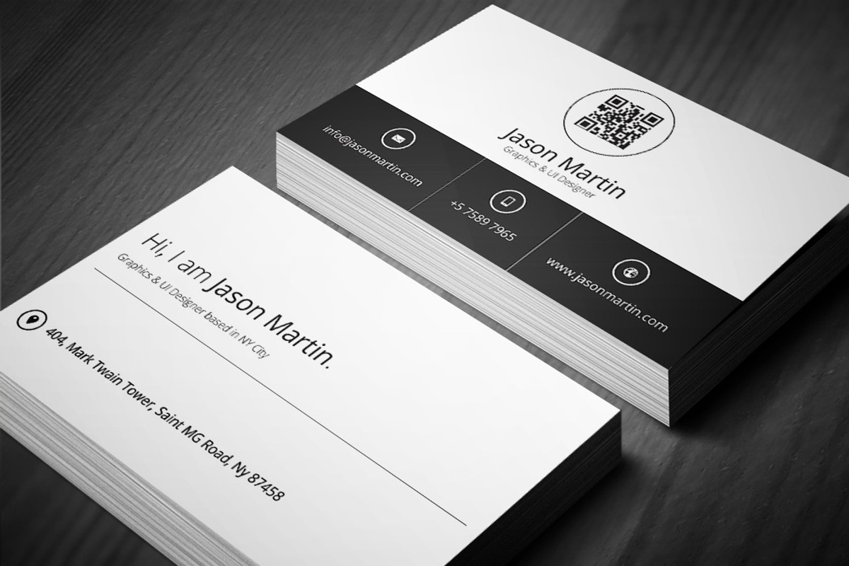 Pretty Simple Metro Business Card, a Business Card Template by bouncy (Photo 3 of 4)