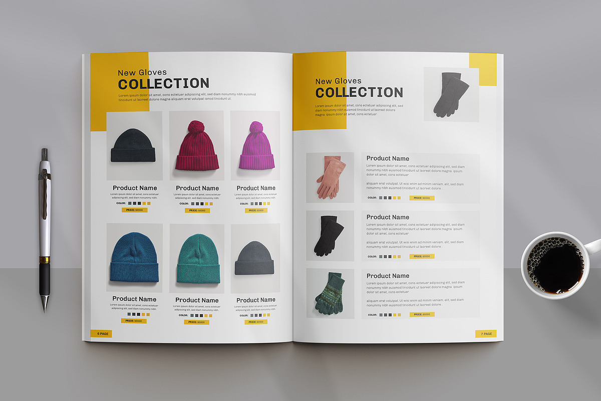 Product Catalog Template Design