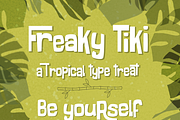 Freaky Tiki Font with Dingbats, a Font by Amber Nest Design (Thumbnail 2 of 12)