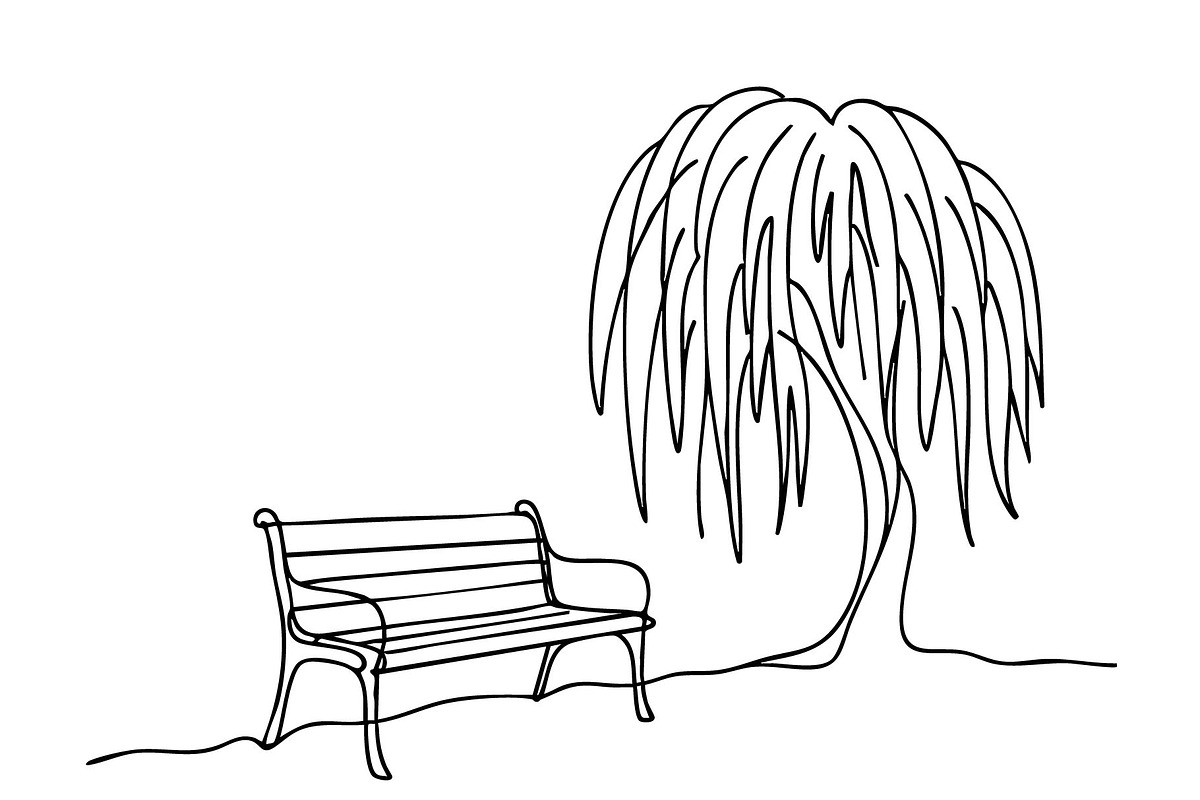 Spring landscape sketch, an Object Illustration by Sketching (Photo 2 of 5)