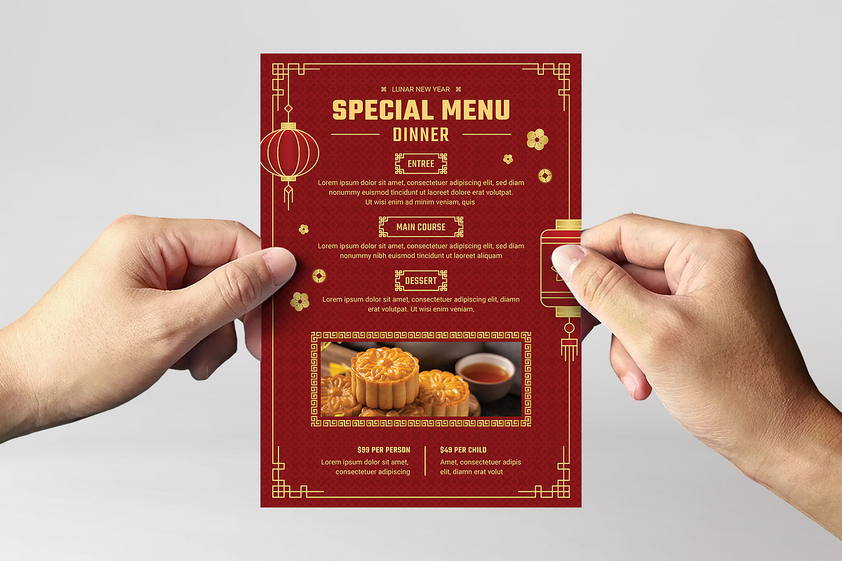Chinese New Year Flyer Template, a Flyer Template by BrandPacks (Photo 2 of 3)