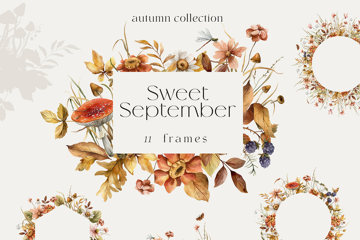 Sweet September - autumn collection, an Illustration by AleksaArt (Photo 8 of 13)