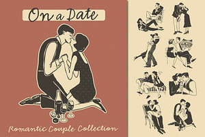 On a Date, a Person Illustration by Twisted Tail