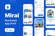 Mirai - Real Estate App UI KIT, a Templates & Theme by orenjidesign (Thumbnail 1 of 5)