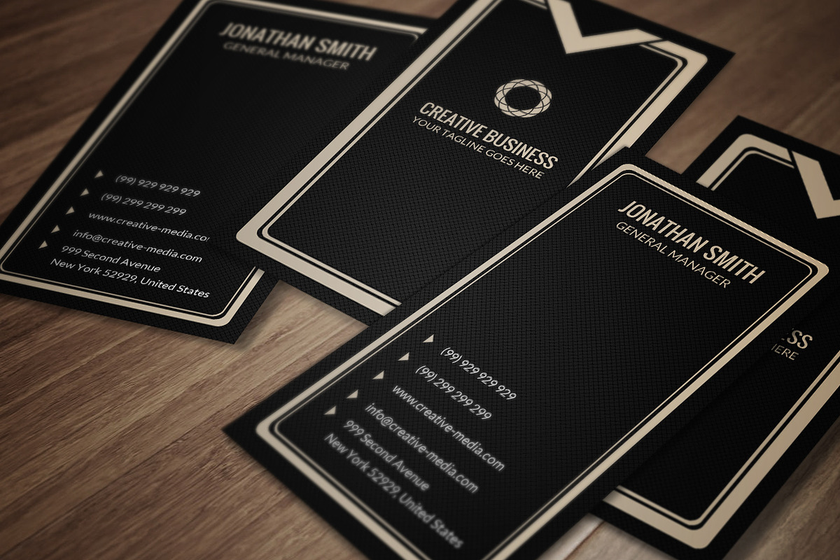 Luxury Business Card CM026, a Business Card Template by annozio (Photo 1 of 4)