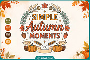 Fall Autumn Quotes Bundle, a Seasonal Illustration by Actual Pixel (Thumbnail 14 of 15)