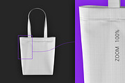 Canvas Tote Bag Mockup, a Packaging Mockup by le-genda (Thumbnail 5 of 5)