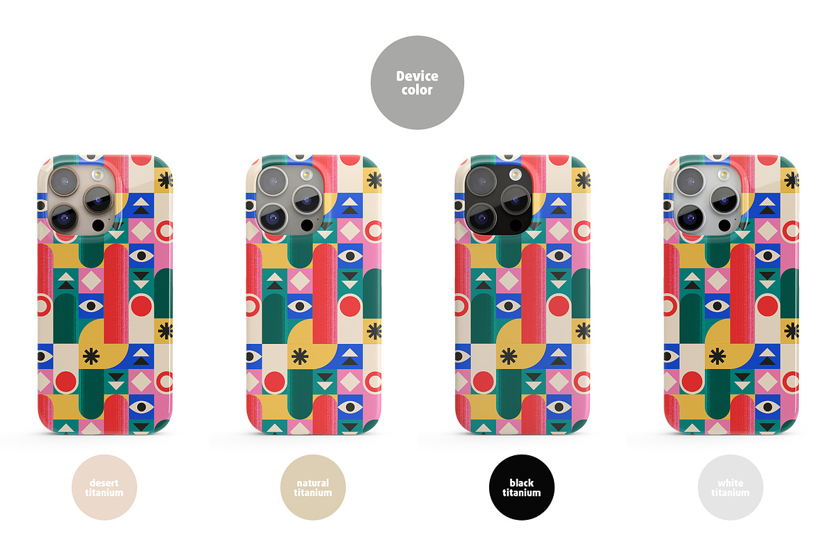 iPhone 16 Pro Snap case Mock-up, an iPhone Mockup by Colatudo Store (Photo 8 of 9)