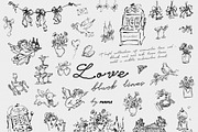 Love: Romantic Line Art, a Decorative Illustration by Purple (Thumbnail 9 of 14)