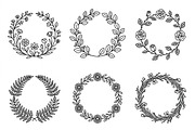 Bundles Set Floral Wedding Icons, an Outline Icon by adenpinkstore (Thumbnail 30 of 44)