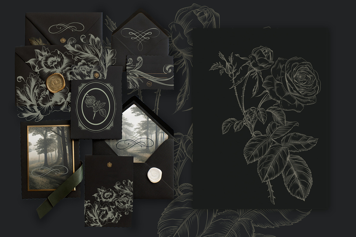 Bundle of vector vintage flourishes, an Object Graphic by FleurArt (Photo 12 of 19)